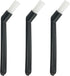 3PCS Coffee Machine Cleaning Brush, Semi-Automatic Bent Nylon Bristle Brush for Coffee Grinders, Milk Frothers