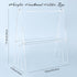 Headband Holder Organizer, Acrylic 2-Tier Clear Headband Display Stand for Girls and Women (13.4in Height)