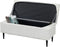Eco-Ancheng Storage Ottoman Cover Rectangle Ottoman Slipcover Folding Storage Bench Cover Footrest