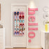 PACMAXI 12 Over The Door Shoes Organizer for Pairs of Baby Shoes Boys Girl, Hanging Baby Shoe Organizer
