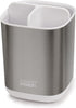 Countertop Joseph Joseph EasyStore Stainless-Steel Toothbrush Holder Bathroom Storage Organizer Caddy, Small