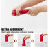 12 Pack (10 10 Inches, Homaxy Kitchen Dish Cloths x Red), Super Soft and Absorbent Coral Velvet Dish Towels, Nonstick