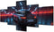 TUMOVO Sports Car Painting Posters, Black Car Canvas Prints for Living Room, Office Wall Art, Framed Ready to Hang