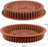 2Pcs Giant Sandwich Oreo Big Cookie Cake Pan, 9 Inch Rock Star Bread Baking Silicone Mold (Set of 2)