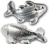 3D Aluminum Alloy Fish-Shaped Cake Mold, Fondant Cake Decoration Bakeware for Carp Cake