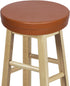 Shinnwa Bar Stool Cushion Round Leather Bar Stool Covers Waterproof Foam Padded