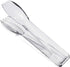 High Heat Plastic Straight Edge Utility Tong, 6", Clear, Set of 12, New Star Foodservice 35582