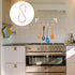 uxcell 16 Pack S Shaped Hooks, Plastic Hanger for Kitchen Bathroom Closet, Holder for Pots, Pans, Cups, Utensils