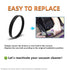 Replacement Belts for Bissell Style 7/9/10, PowerForce Helix Vacuum Cleaner Parts, Pack of 2