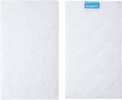 KEEPOW Steam Mop Pads for Light n Easy S3101, S7326, S3601, 7688ANB, 7688ANW, 7618ANB, 7618ANW Steam Cleaner, 6 Pack