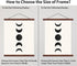 16x20 16x24 16x22 Magnetic Poster Hanger Frame for Movie Music Posters Wall Art, Walnut Wood Picture Frames for Large