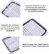Collapsible Dish Drainer, Portable Dinnerware Organizer for Kitchen, RV Campers, Space Saving Storage Tray