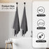 2 Pack, Set, HOMEXCEL Grey Bath Towels Microfiber Bathroom Towel, Super Soft Highly Absorbent Bath Towel Quick Drying