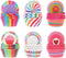600PCS/Set Muffin Cupcake Paper Cups, Cake Forms Cupcake Liner Baking Muffin Box Party Tray Decorating Tools