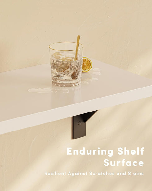 VMROF Floating Shelves for Wall, Wall Mount Book Shelf, Hanging Shelves, Wall Bookshelf for Bedroom, Office, Living