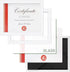 Frametory 8.5 x 11 Picture Frame with Back Hangers for Wall Display, Easel Stand for Certificates and Documents (White,