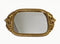 Gold Mirror Tray| 12.5" x 8" | Mirror Trays for Vanity Elegant