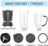 La Reveuse Personal Size Blender 250 Watts Power for Shakes, Smoothies, Sauces with 1 Piece 15 oz Cup & 1 Piece 10 oz