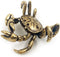 LYFJXX Brass Crab Figurine,Animals Brass Decor Ornaments Home Tea Table Feastival Decorations, Decorative