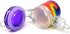 Airtight Glass Herb Mini Storage Jar, Clamping Lid in Choice of Design (Tie Dye, Small)