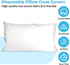 50PCS 21 30 Disposable Pillowcases, Disposable Pillow Case Covers, Soft Non-Woven Fabric Disposable Pillow Cases