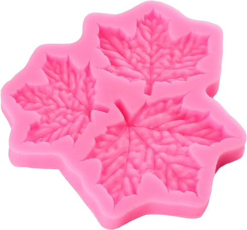 Maple Leaves Fondant Molds, Tree Leaf Silicone Mold for Cake Decorating, Cupcake Topper, Chocolate