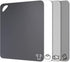 Fotouzy Set of 4 Flexible Plastic Cutting Board Mats with Food Icons, BPA-Free, Anti-skid Back, Dishwasher Safe, Modern