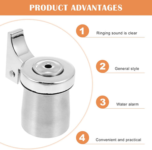 Hemoton Tea Kettle Whistle Replacements, Water Boiling Kettle Nozzle Whistling Parts for Tea Kettle Accessory