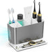 Bathroom Countertop Organizer with Front Ledge for Phone, Detachable Kids Toothbrush Holders