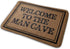 Doormat Welcome to The Man Cave, 16x24 Inch Floor Mat for High Traffic Area Home Decoration