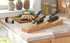 In-Drawer Knife Block Organizer, Bamboo Wood Drawer Knife Organizer Holds Up To 7 Knives