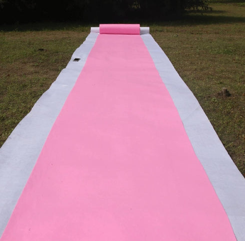 Pink Rugs Aisle Runners Wedding Accessories Pink Aisle Runner Carpet Rugs for Step and Repeat Display, Ceremony Parties and Events Indoor or Outdoor Decoration 24 Inch Wide x 15 feet Long by HUAHOO
