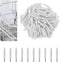 100 PCS Dishwasher Rack Repair Coating, Universal Tine Prong Repair Caps, 1 inch Round Tips
