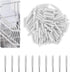 100 PCS Dishwasher Rack Repair Coating, Universal Tine Prong Repair Caps, 1 inch Round Tips