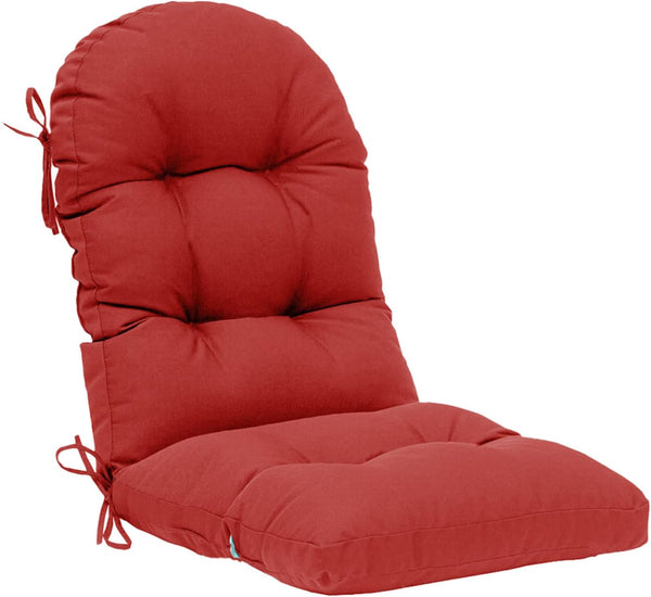 QILLOWAY Outdoor High Back Chair Cushion for Adirondack, All Weather Rocking Chair