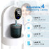 Surfpoo 21.12 oz(600 ml) 2 4 Upgraded Automatic Mouthwash Dispenser for Bathroom, Touchless Smart Mouth Wash Dispenser