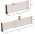 Set of 8 Adjustable Plastic Drawer Dividers, Organizer Separators for Bedroom, Bathroom, Closet, and Kitchen