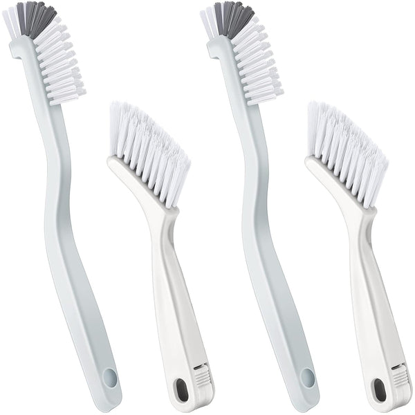 Patelai 4 Pieces Cleaning Brush Sets Small Scrub Brush Household Use for