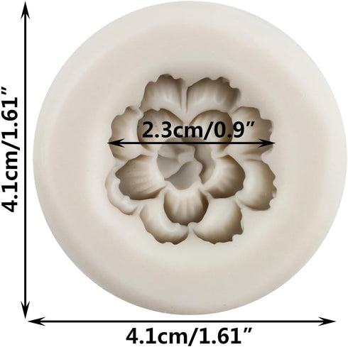 Flower Fondant Molds Cherry Blossom Cake Decorating Silicone Mold For Cake Decorating Cupcake Topper Candy Chocolate Gum Paste Polymer Clay Set Of 1
