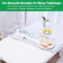 32 Inch 1.5mm Dia Thick Round Clear Table Cover Protector PVC Vinyl Plastic Tablecloth Kitchen Table Covers Crystal