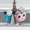 QTMY 2 PACK Cat Sponge Holder Basket with Buckle, Sink Faucet Caddy for Kitchen Bathroom