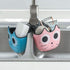 QTMY 2 PACK Cat Sponge Holder Basket with Buckle, Sink Faucet Caddy for Kitchen Bathroom