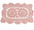 Factory Direct Craft Set of 4 Hand Crocheted Lace Doilies, Rectangle Rose, 12" L x 8" W