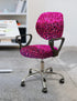 WIRESTER Computer Office Chair Seat Cover, Soft Stretch Universal Desk Rotating Chair Slipcover, Removable Washable