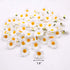 JOHOUSE 200PCS Silk Daisy Flower Heads, Artificial Daisies Table Confetti for Baby Showers