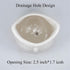 White Ceramic Owl Succulent Planter Pot with Drainage Tray, Cute Animal Cactus Container