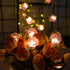 13FT 40LED Pink Rose Flower String Lights, Battery Operated Fairy Light Romantic Valentine's Day Decor, Decorative