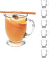 Anchor Hocking Caf Glass Coffee Mugs, 16 oz, Set of 6