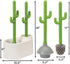 Cactus Toilet Plunger and Brush Set for Bathroom Cleaning, 1 Set