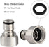 FERRODAY Ball Lock Keg Coupler Adapters for Sankey to Ball Lock Conversion Kit, Stainless Steel, Fits A D S G Type Keg